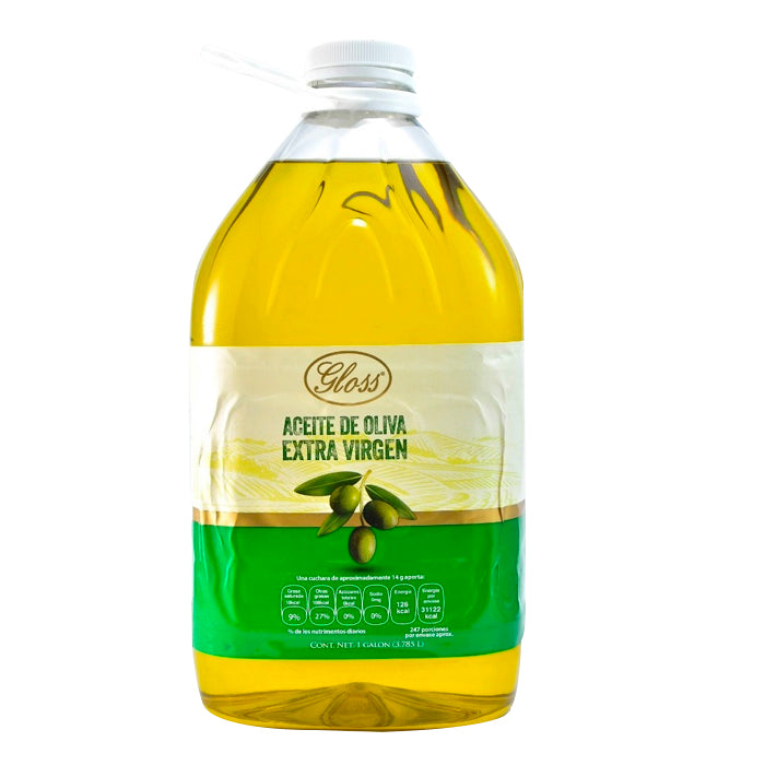 ACEITE DE OLIVA EXTRA VIRGEN GLOSS GALON 3.785  LT.