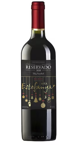 VINO TINTO VIÑA ESTEFANYA FELIZ NAVIDAD 750  ML.