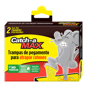 TRAMPA PARA RATONES CATCH A MAX 2  PZA.