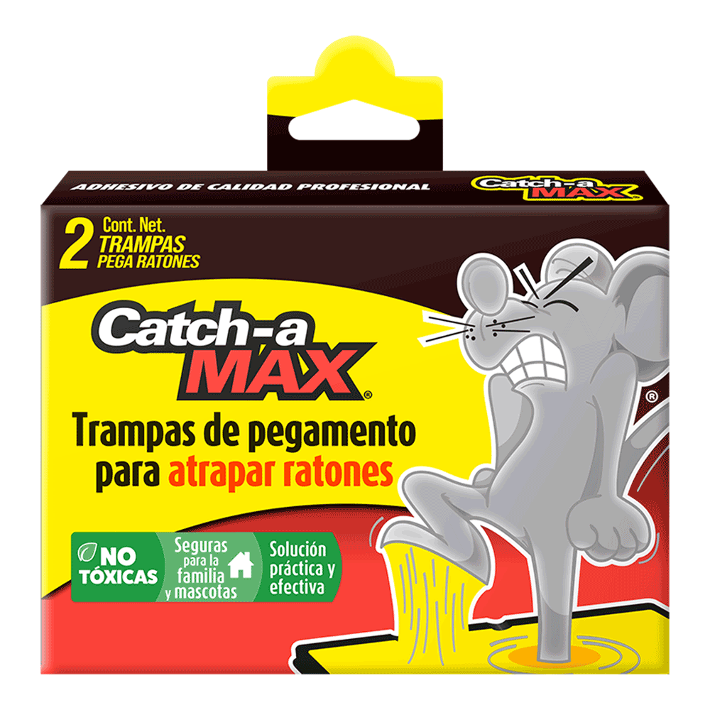 TRAMPA PARA RATONES CATCH A MAX 2  PZA.