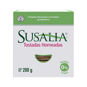 TOSTADAS HORNEADAS DE MAIZ Y NOPAL SUSALIA BOLSA 200  GR.