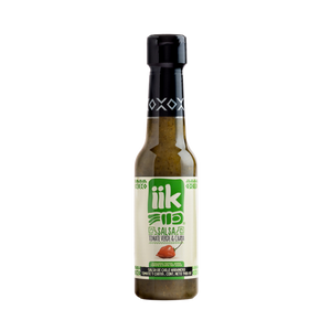 SALSA DE CHAYA Y TOMATE VERDE IIK BOTELLA 148  ML.