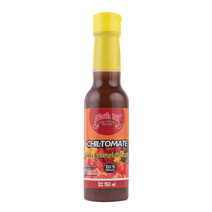 SALSA DE CHILTOMATE HACH KI BOTELLA 150  ML.