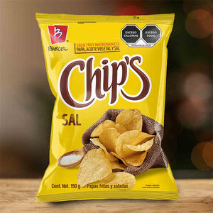 PAPAS CHIPS SAL DE 150 GRS 150  GR.