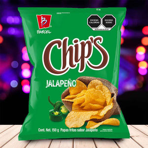 PAPAS CHIPS JALAPEÑO DE 150 GRS 150  GR.