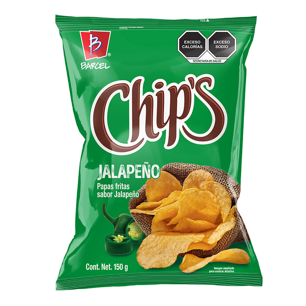 PAPAS CHIPS JALAPEÑO DE 150 GRS 150  GR.