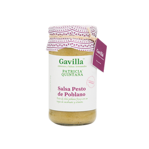 SALSA PESTO DE POBLANO GAVILLA FRASCO 360  GR.