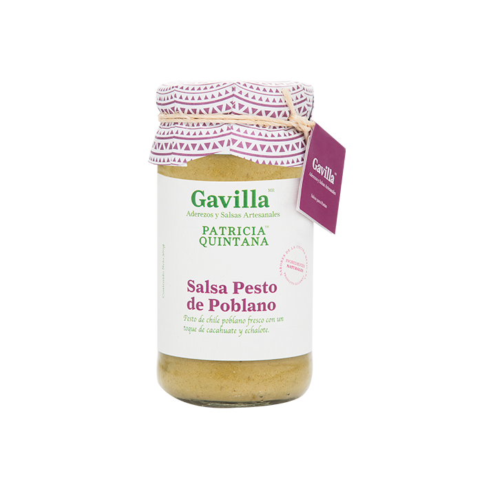 SALSA PESTO DE POBLANO GAVILLA FRASCO 360  GR.