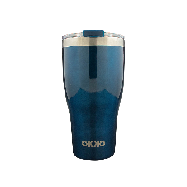 OKKO TERMO GORILA 900ML/BEBIDA FRÍA/CALIENTE  LAZER BLUE 1  PZA.