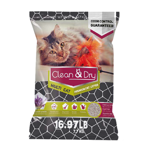 ARENA PARA GATOS CLEAN & DRY PREMIUM MULTICAT 7.700  KG.