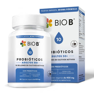 PROBIÓTICOS BIO B ADULTO 50+ 30 CAPSULAS 1  PZA.