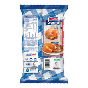 PAN HOJALDRADO CUERNITOS BIMBO 200  GR.