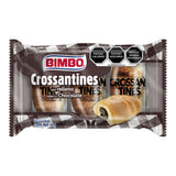 PAN DULCE CON RELLENO SABOR CHOCOLATE CROSSANTINES BIMBO 96  GR.