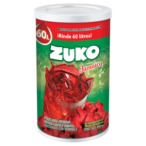 BEBIDA EN POLVO ZUKO JAMAICA BOTE 450  GR.