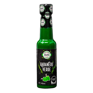 SALSA DE CHILE HABANERO VERDE SALMEX BOTELLA 148  ML.