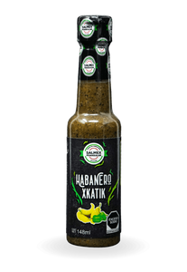 SALSA DE CHILE HABANERO-XKATIK SALMEX BOTELLA 148  ML.