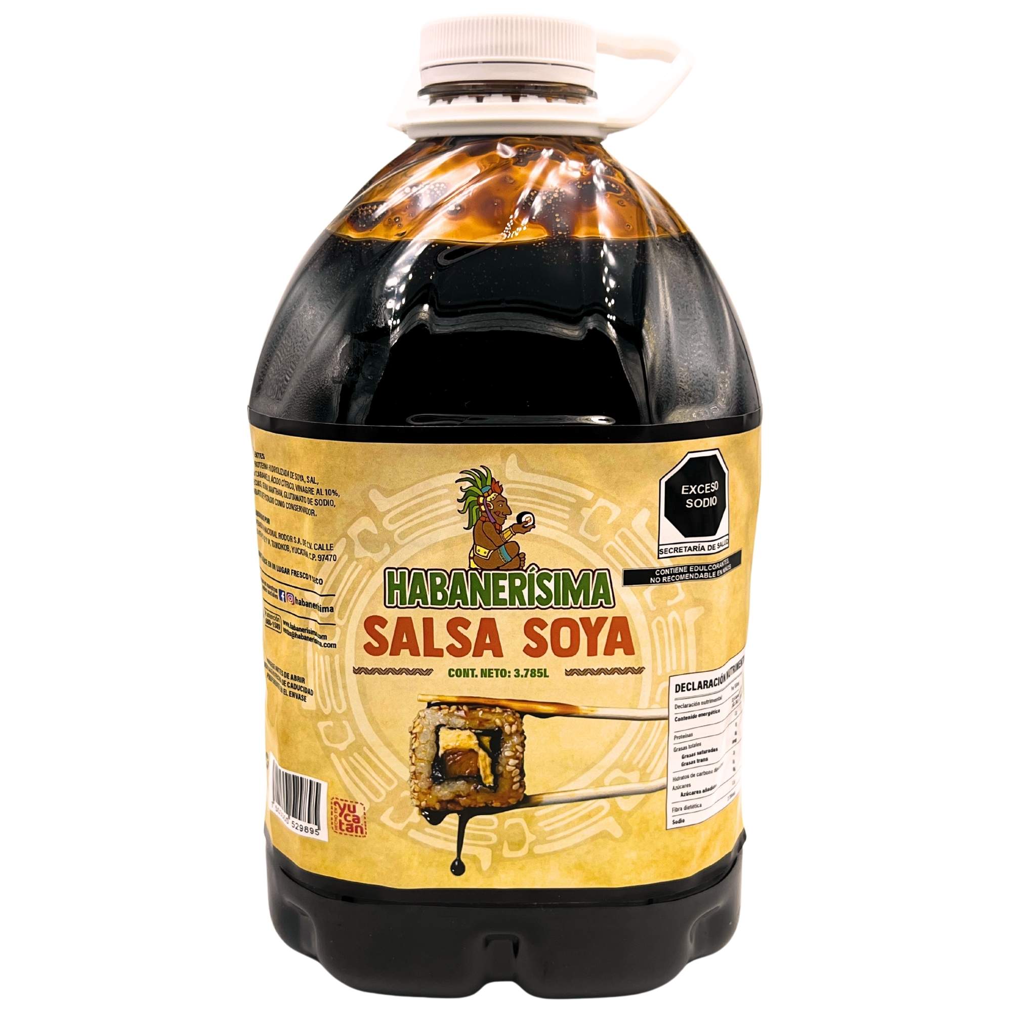 SALSA SOYA HABANERISIMA 3.785  LT.