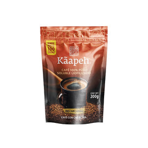 CAFE INSTANTANEO PURO SOLUBLE LIOFILIZADO  KAAPEH 200  GR.