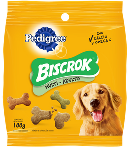 BOTANA PARA PERRO BISCROK ADULTO PEDIGREE 100  GR.