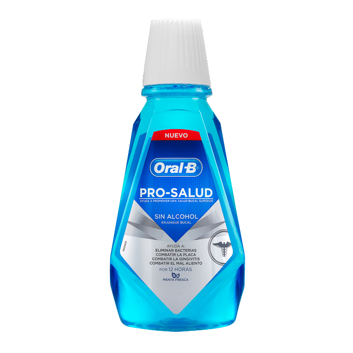 ENJUAGUE BUCAL ORAL B PRO SIN ALCOHOL MENTA FRESCA 250  ML.