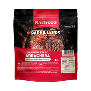 HAMBURGUESA ARRACHERA BACHOCO 904  GR.