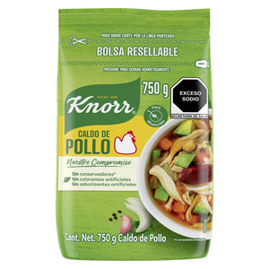 KNORR SUIZA POLLO PAQUETE RELLENAPACK BOLSA 750  GR.