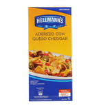 ADEREZO DE QUESO CHEDDAR HELLMANNS TETRA 1  LT.