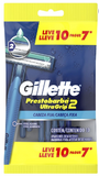 GILLETTE PRESTOBARBA ULTRAGRIP RASTRILLO DESECHABLE 10X7PZAS 10  PZA.