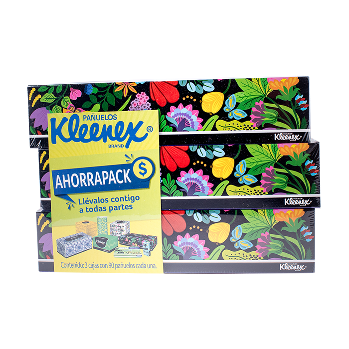 PAÑUELOS FACIALES KLEENEX PACK 3  PZA.