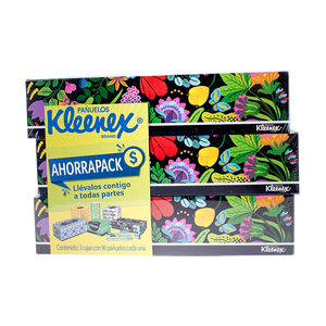 PAÑUELOS FACIALES KLEENEX PACK 3  PZA.