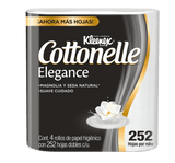 PAPEL HIGIENICO KLEENEX COTTONELLE ELEGANCE 4  ROLLO