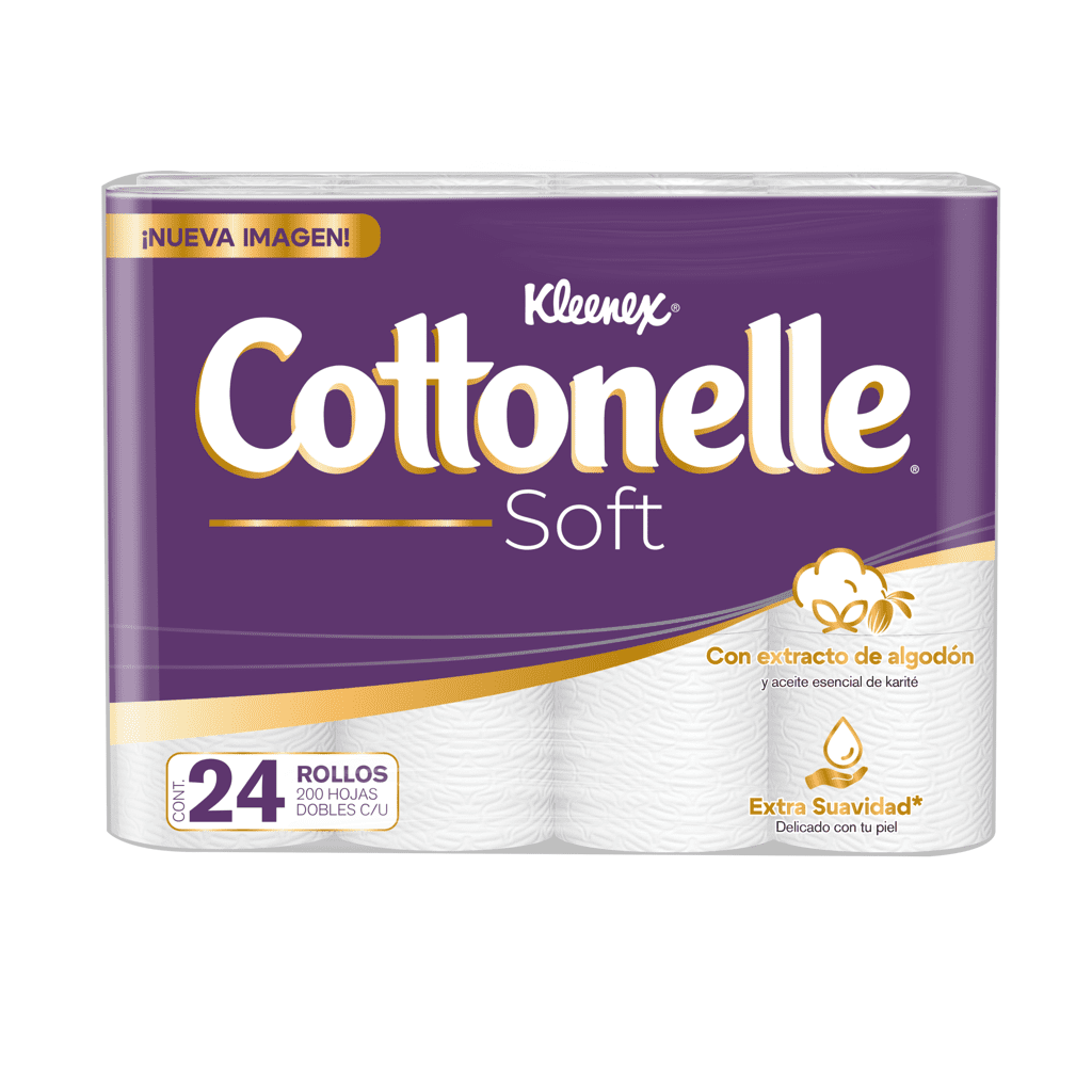 PAPEL HIGIENICO KLEENEX COTTONELLE SOFT 24  ROLLO