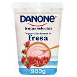 YOGHURT BATIDO DANONE CON FRESA 900  GR.