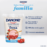 YOGHURT BATIDO DANONE CON FRESA 900  GR.