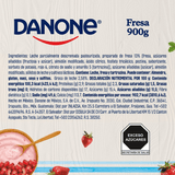 YOGHURT BATIDO DANONE CON FRESA 900  GR.