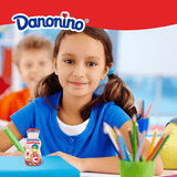 DANONINO FRESA PROBIÓTICOS FIVE PACK 400  ML.