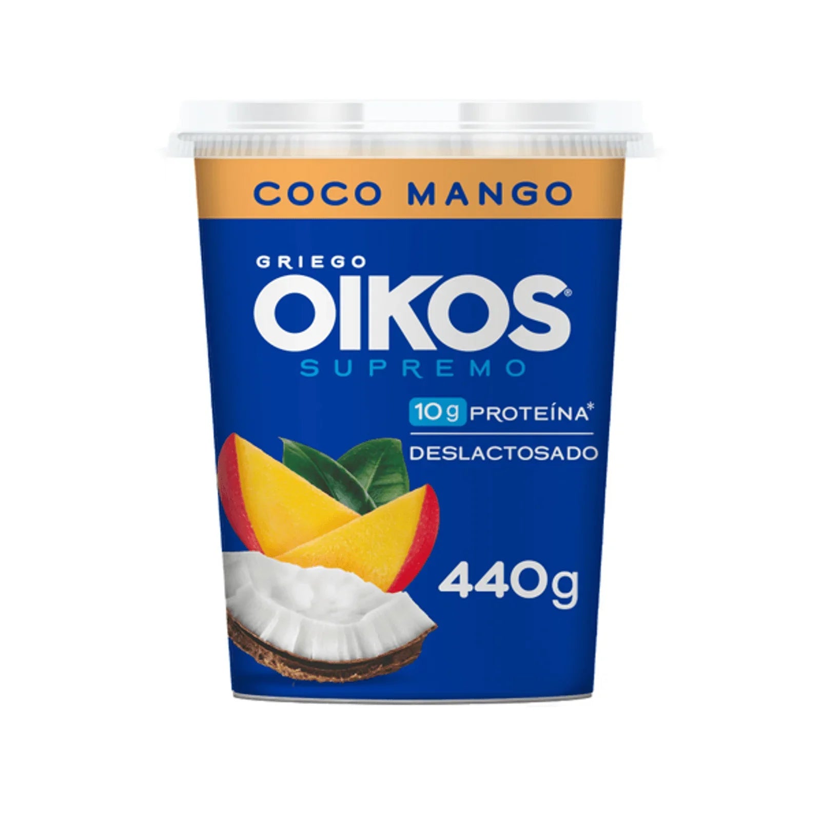 OIKOS MANGO COCO EXTRA PROTEINA 440  GR.