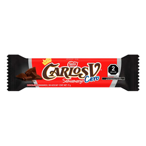 CHOCOLATE CARLOS V CERO SEMIAMARGO PIEZA 17  GR.