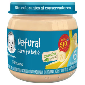 GERBER 2DA ETAPA PLATANO FRASCO 100  GR.