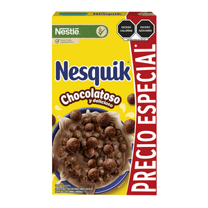 CEREAL CHOCOLATOSO Y DELICIOSO NESQUIK NESTLE 435  GR.