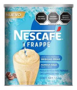 FRAPPE CAPUCCINO FRIO BEBIDA EN POLVO NESCAFE 1.500  KG.