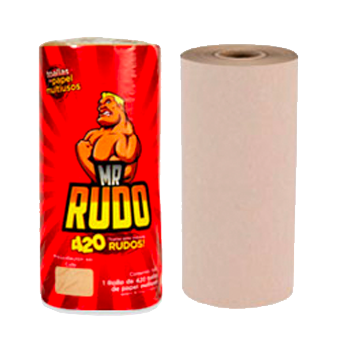 TOALLA DE PAPEL MULTIUSOS MR. RUDO 420 HOJAS 1  PZA.