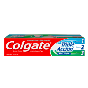 CREMA DENTAL COLGATE TRIPLE ACCION 100  ML.