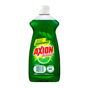 DETERGENTE LIQUIDO LAVATRASTES AXION LIMÓN HD 490  MIL.