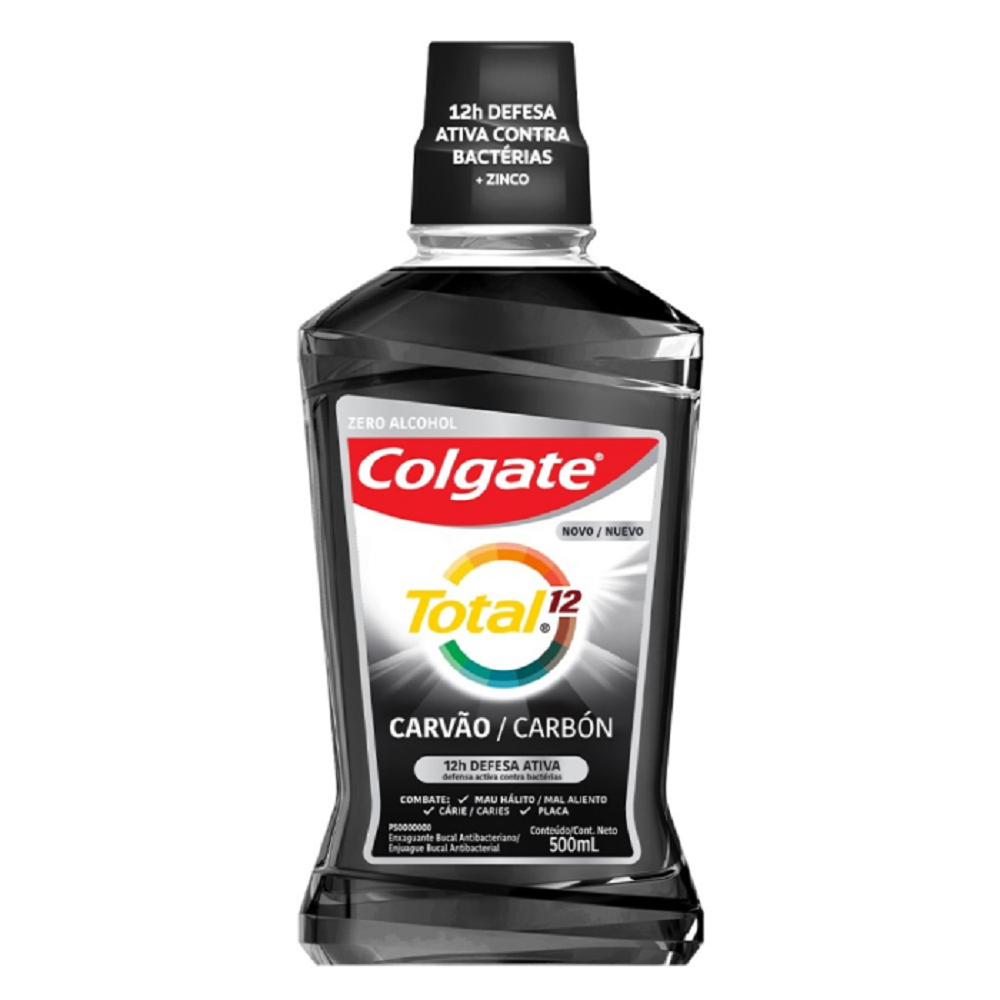 ENJUAGUE BUCAL COLGATE CHARCOAL 500  ML.