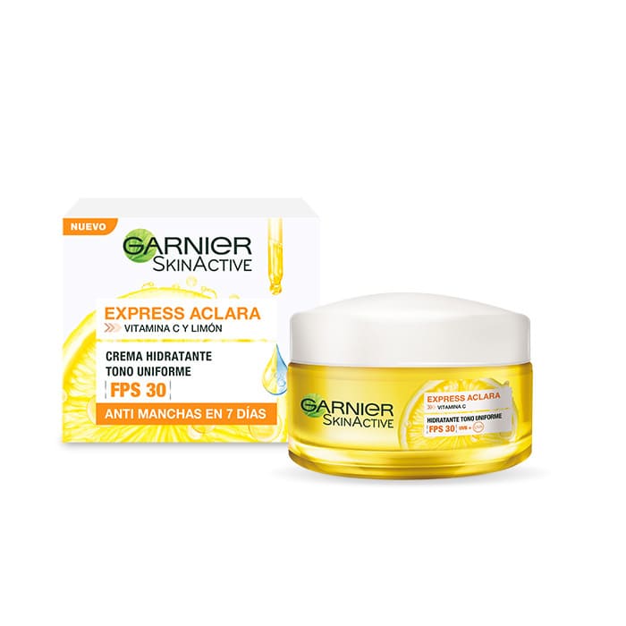 CREMA FACIAL GARNIER SKIN ACTIVE FPS 30 HIDRATANTE ANTIMANCHAS 50  ML.