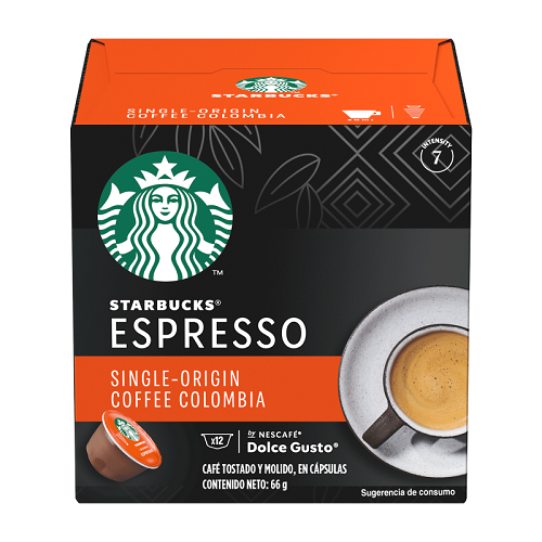 CAFÉ STARBUCKS  TOSTADO Y MOLIDO EN CÁPSULAS 66 GRAM - GRM 66  GR.