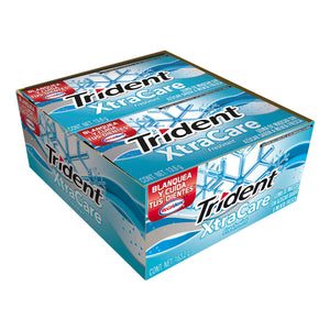 CHICLE TRIDENT XTRACARE FRESHMINT DISPLAY 12  PZA.