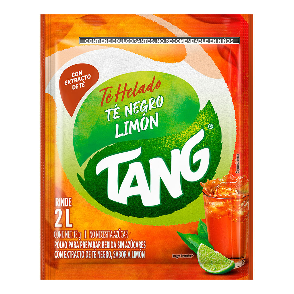 BEBIDA EN POLVO TANG TE NEGRO LIMON 13  GR.