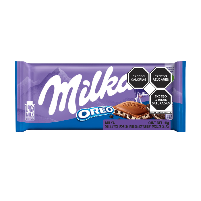 CHOCOLATE MILKA OREO 100  GR.